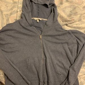 Victoria’s Secret Cropped Zip-up Sweatshirt